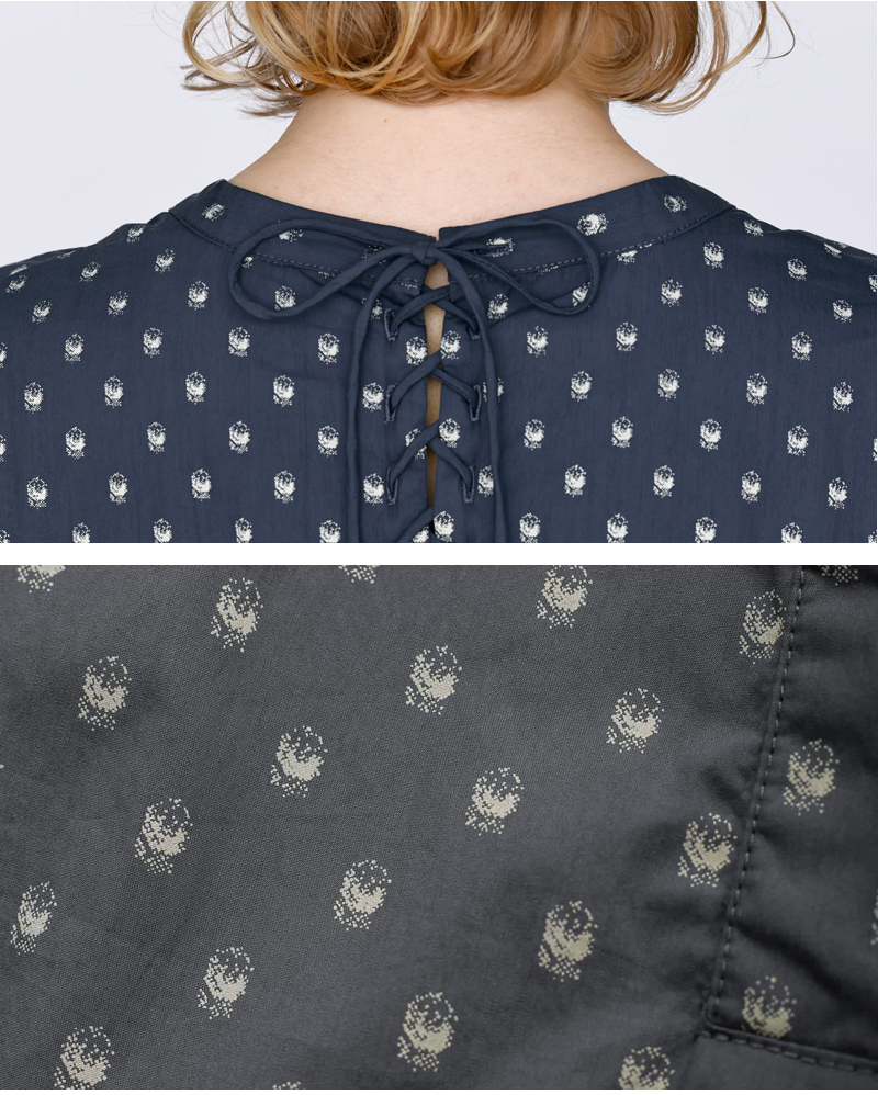 kelen(ケレン)フレンチスリーブティアードワンピース“GUMIN”lkl26hop2133