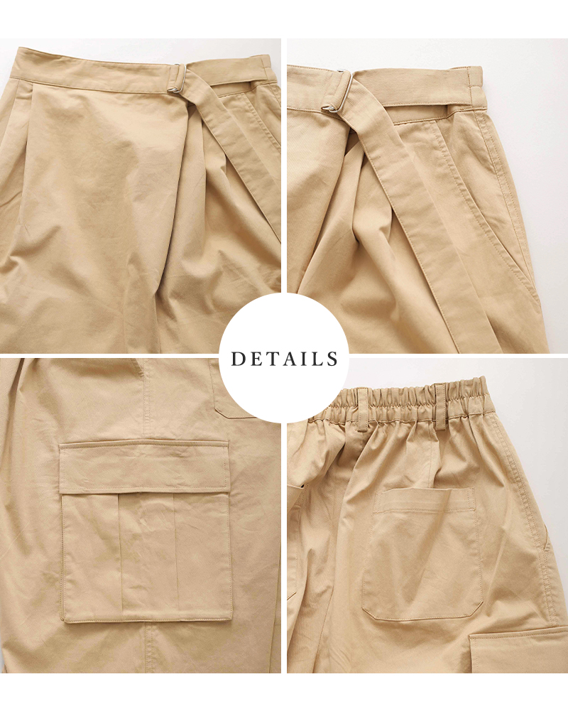 kelen(ケレン)コットンストレッチラップデザインカーゴパンツ“LUPS”lkl26hpt2128