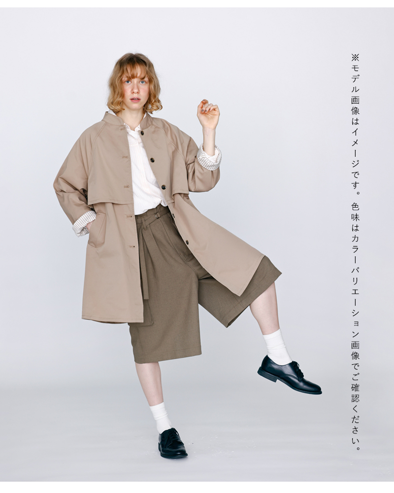 kelenリネン混ストレッチ ベルト付きデザイン ハーフパンツ “ASHAF” lkl26hpt2133