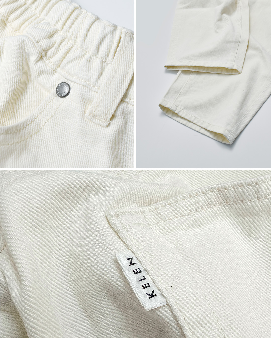 kelenコットン イージーフィット トラウザーパンツ “ROY KINARI” lkl26hpt2136