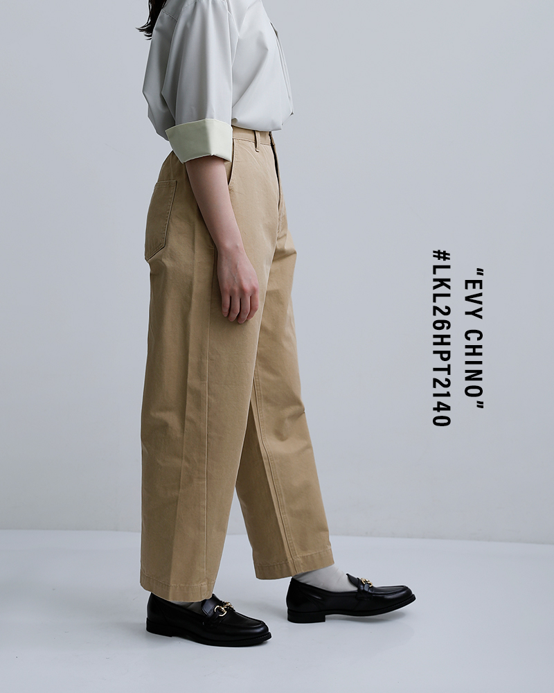 kelen(ケレン)コットン カーブライン チノパンツ “EVY CHINO” lkl26hpt2140