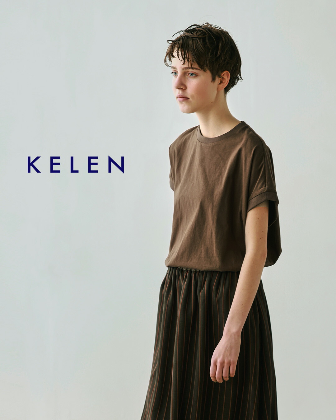 クーポン対象】kelen ケレン シルケット加工 コットンジャージー