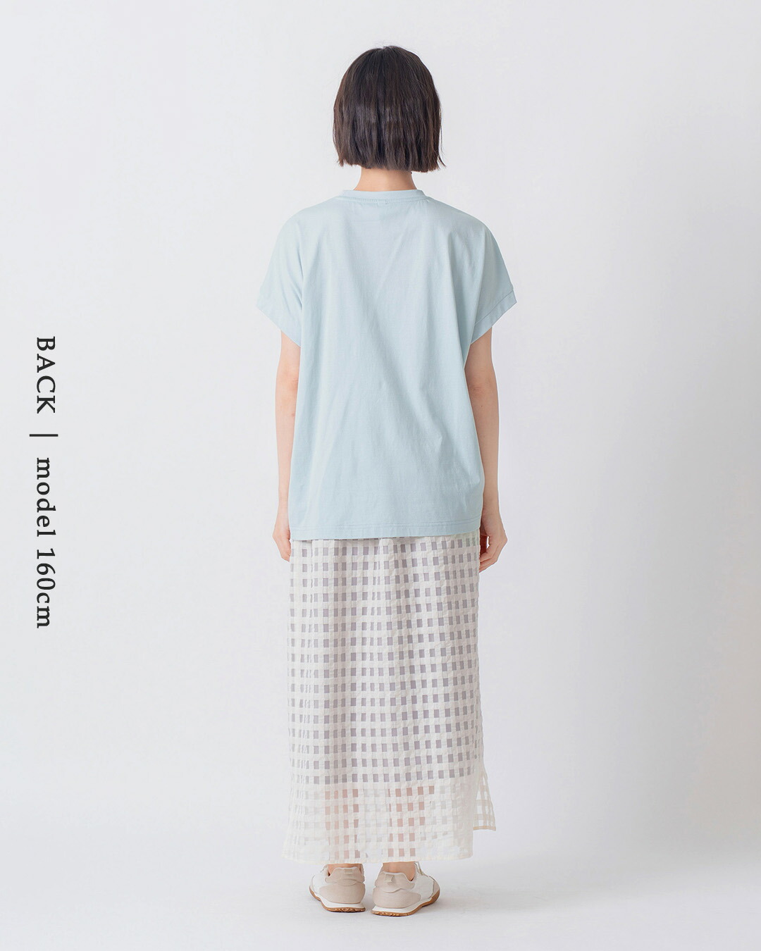 kelenシルケット加工 コットンジャージー ヤッコスリーブ Tシャツ LEMN lkl26scs2031