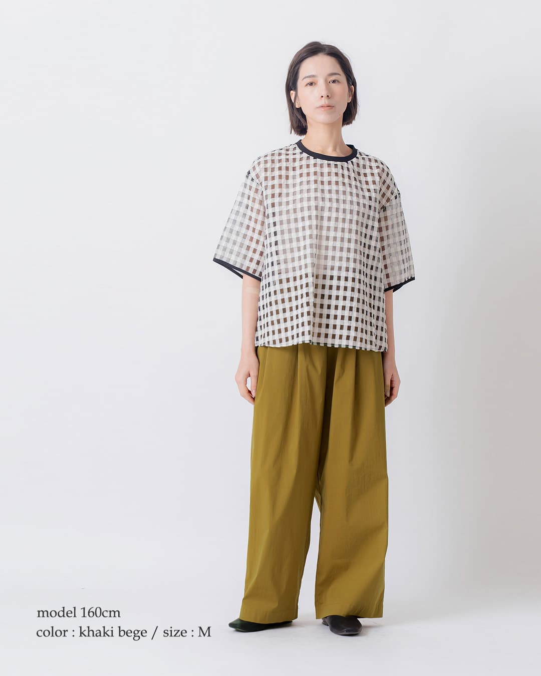 kelen2タック ワイド ストレート シルエット パンツ GRAY lkl26spt2153