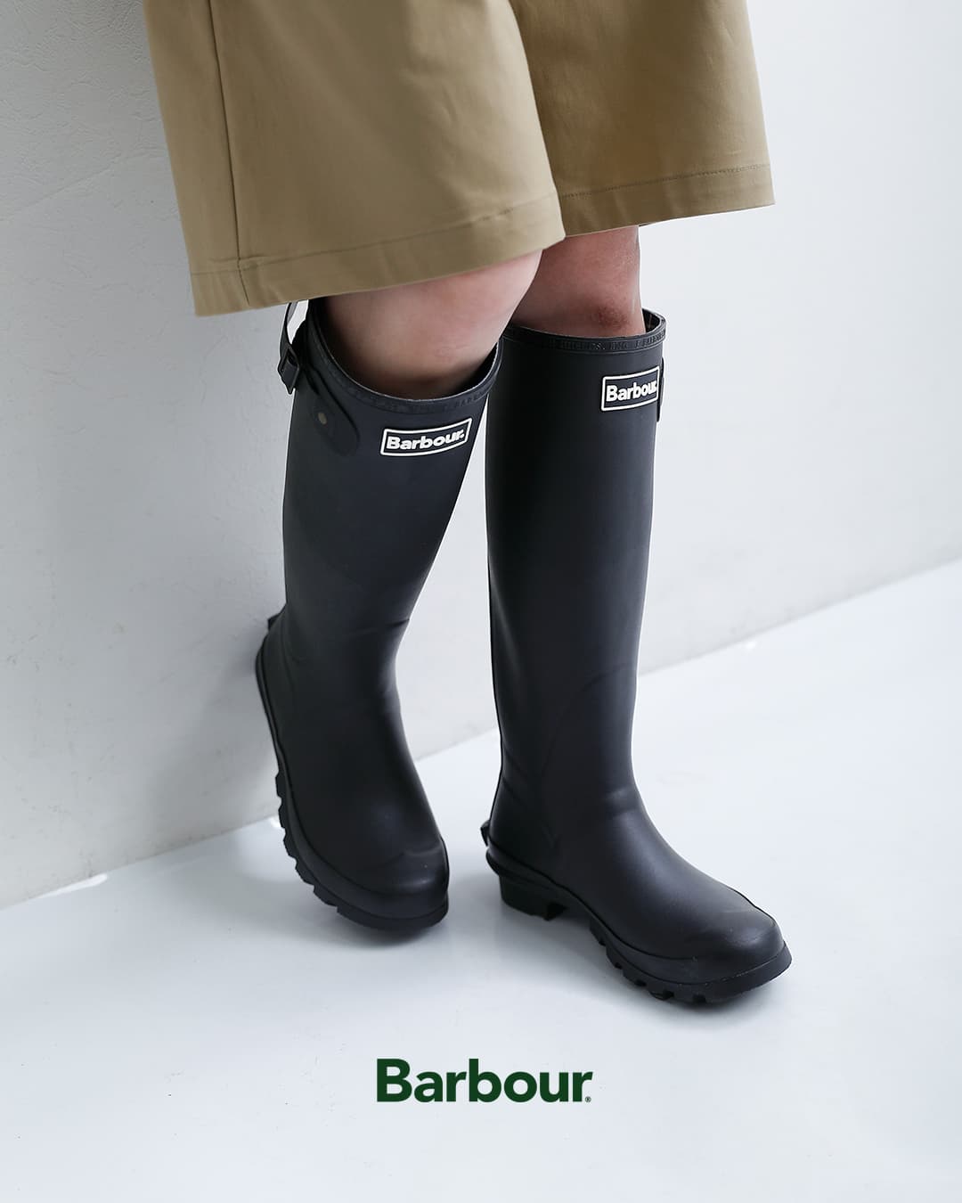 Barbour バブアー トール ウェリントン レイン ブーツ “BEDE tall