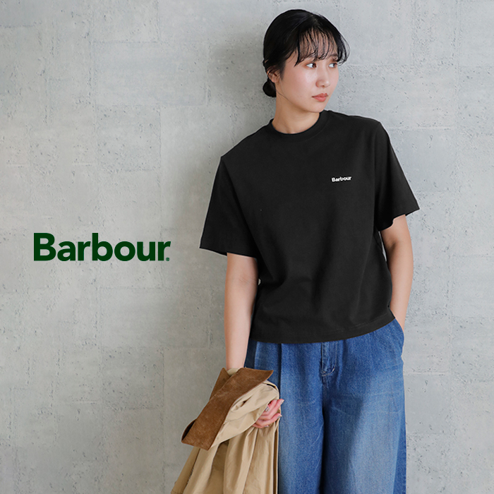 Barbour(バブアー)マージョリーコットンロゴ刺繍TシャツMARJORIET-SHIRTlts0707
