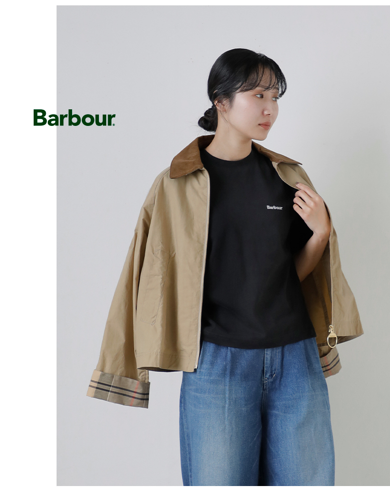 Barbour(バブアー)マージョリーコットンロゴ刺繍TシャツMARJORIET-SHIRTlts0707