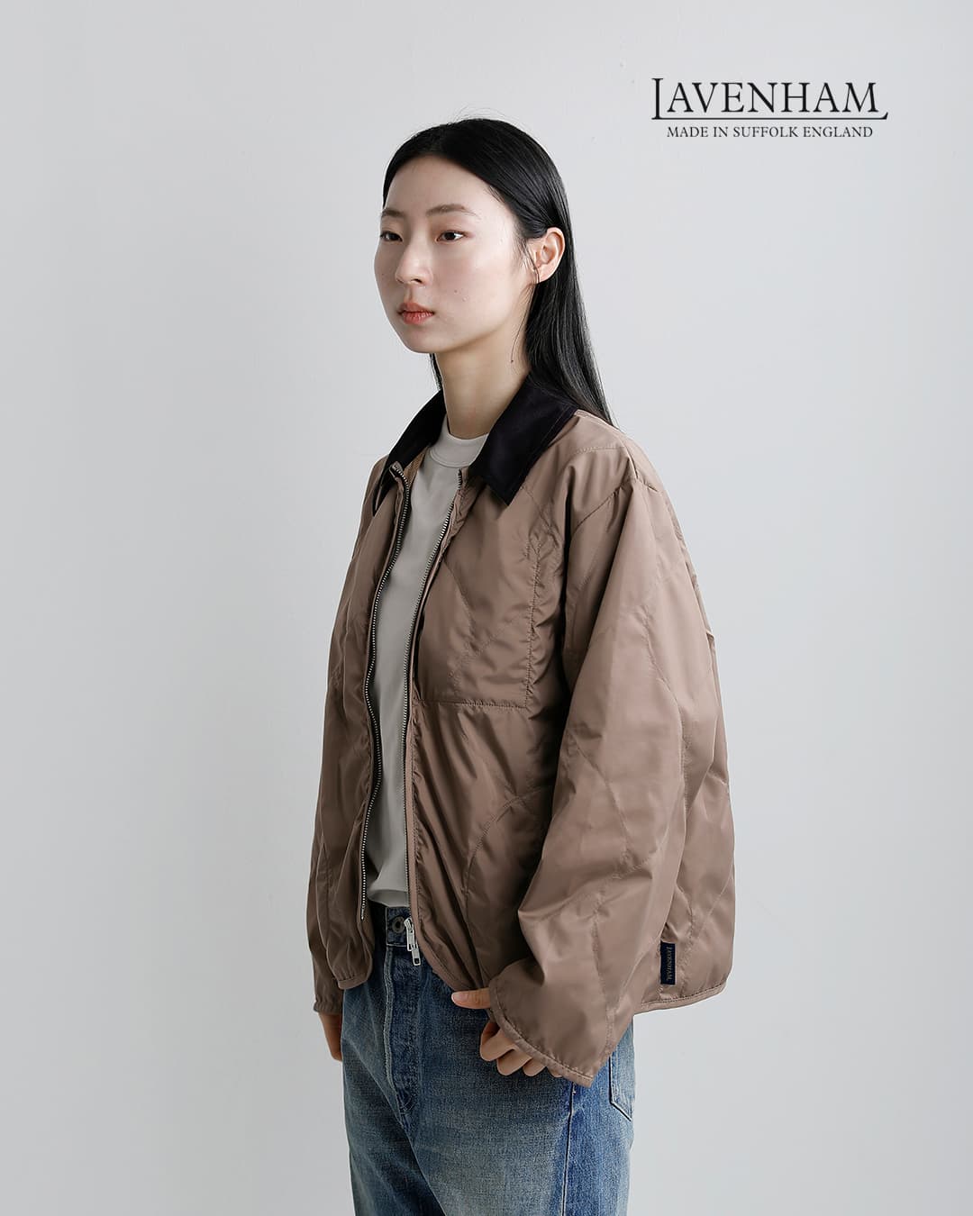 LAVENHAMサイドポケット アンワッデッド テイナム ジャケット SIDE POCKET UNWADDED TEYNHAM WOMENS lv13022