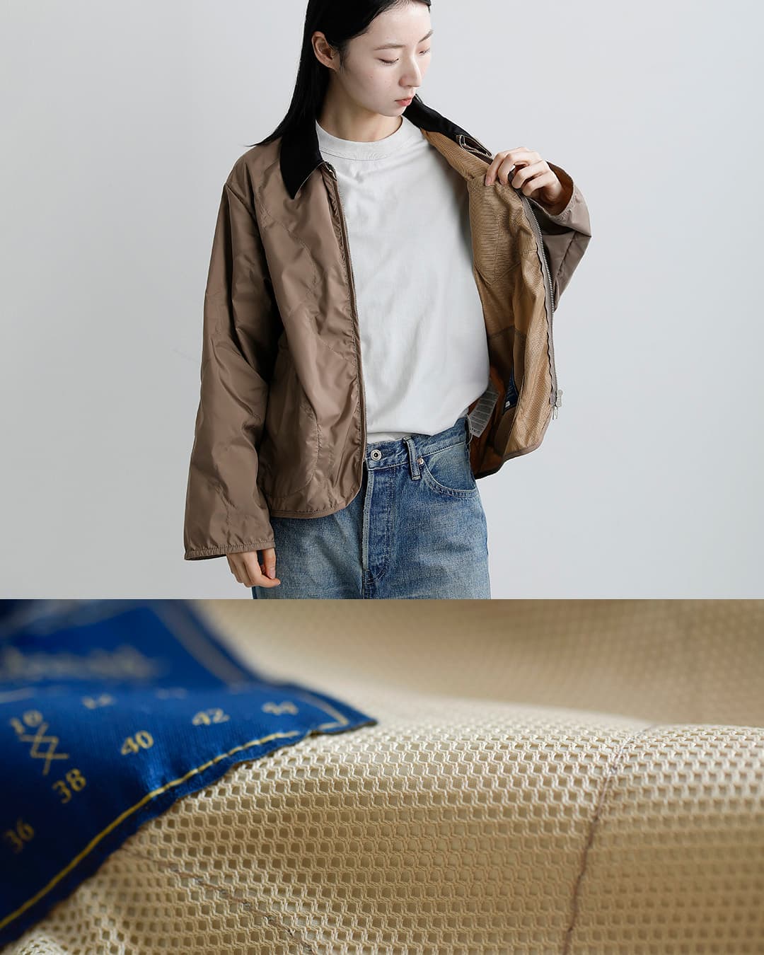 LAVENHAMサイドポケット アンワッデッド テイナム ジャケット SIDE POCKET UNWADDED TEYNHAM WOMENS lv13022