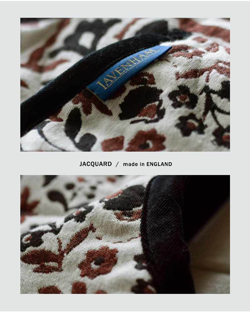 LAVENHAM(ラベンハム)ジャカード クロップド ソーンハム ジャケット JACQUARD CROPPED THORNHAM WOMENS lv13128