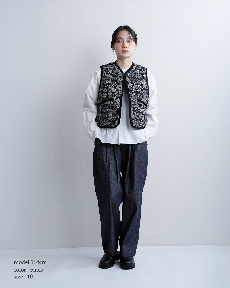LAVENHAM(ラベンハム)ジャカード クロップド ソーンハム ジャケット BLACK EDITION JACQUARD CROPPED THORNHAM WOMENS lv13144