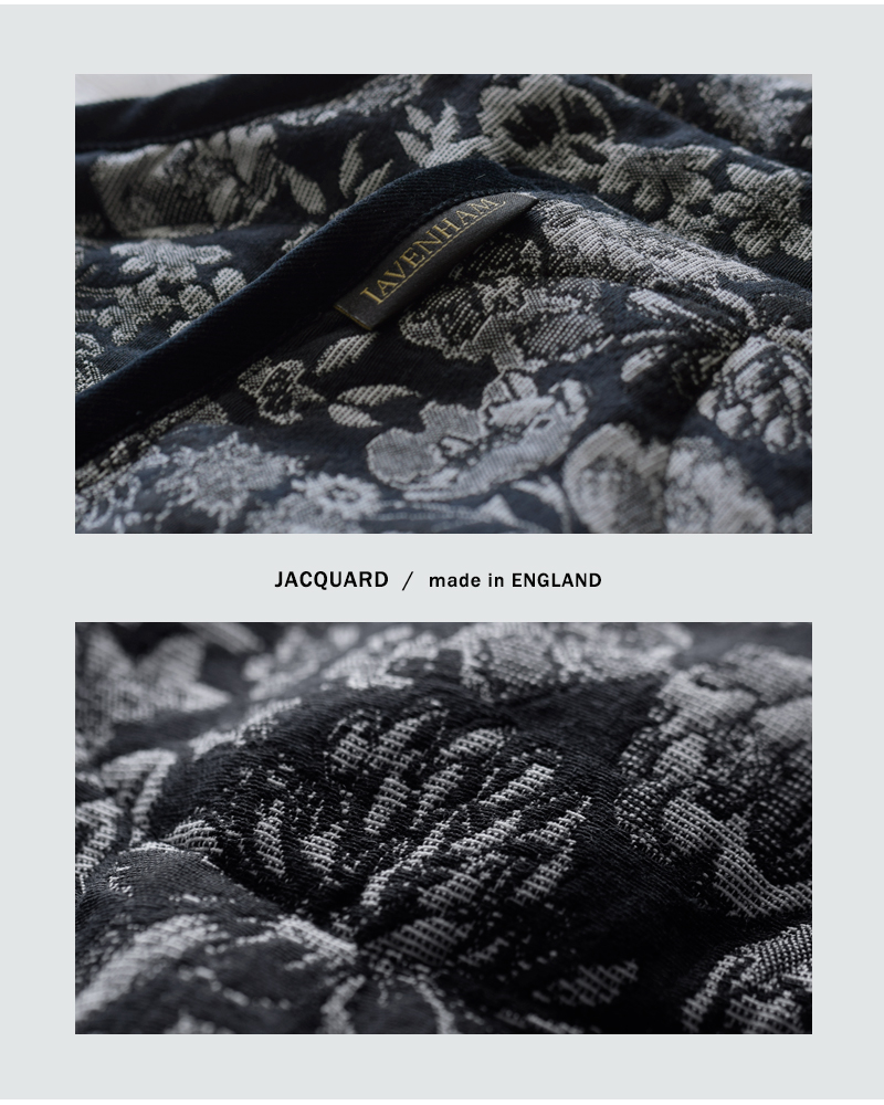 LAVENHAM(ラベンハム)ジャカード クロップド ソーンハム ジャケット BLACK EDITION JACQUARD CROPPED THORNHAM WOMENS lv13144