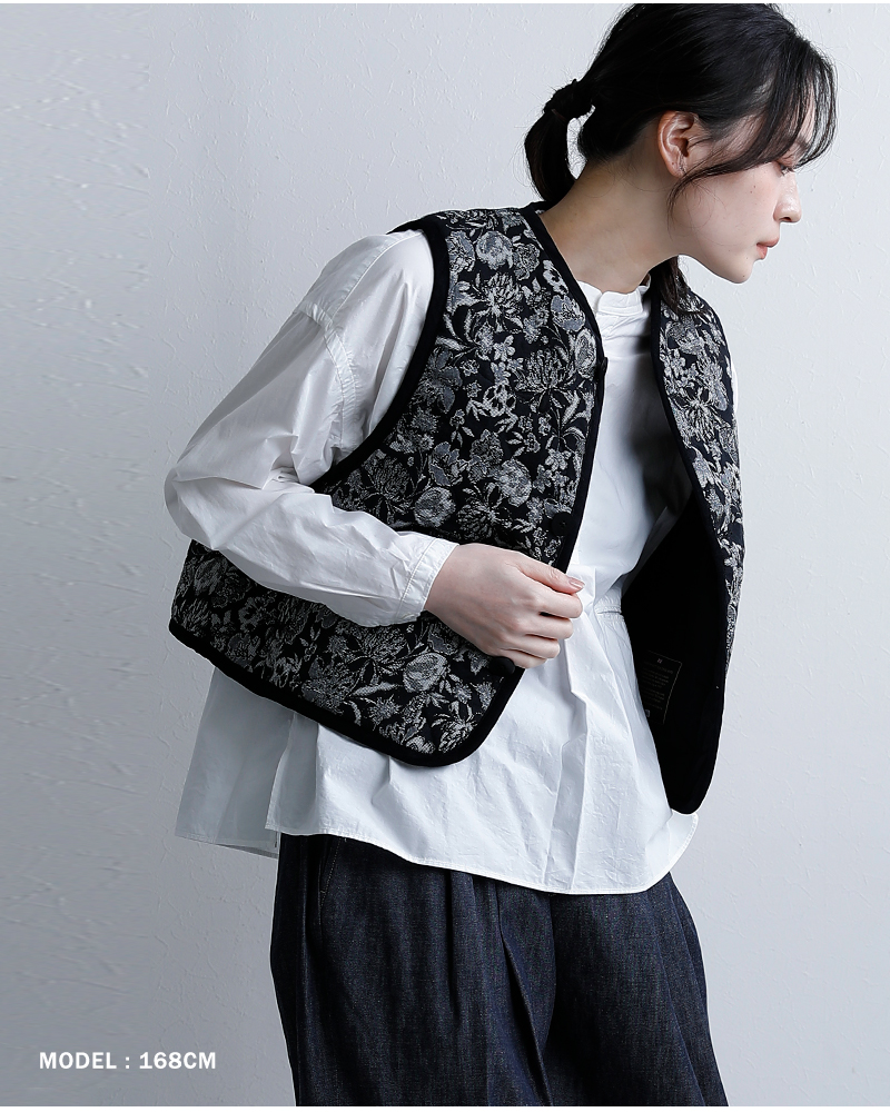 LAVENHAM(ラベンハム)ジャカード クロップド ソーンハム ジャケット BLACK EDITION JACQUARD CROPPED THORNHAM WOMENS lv13144