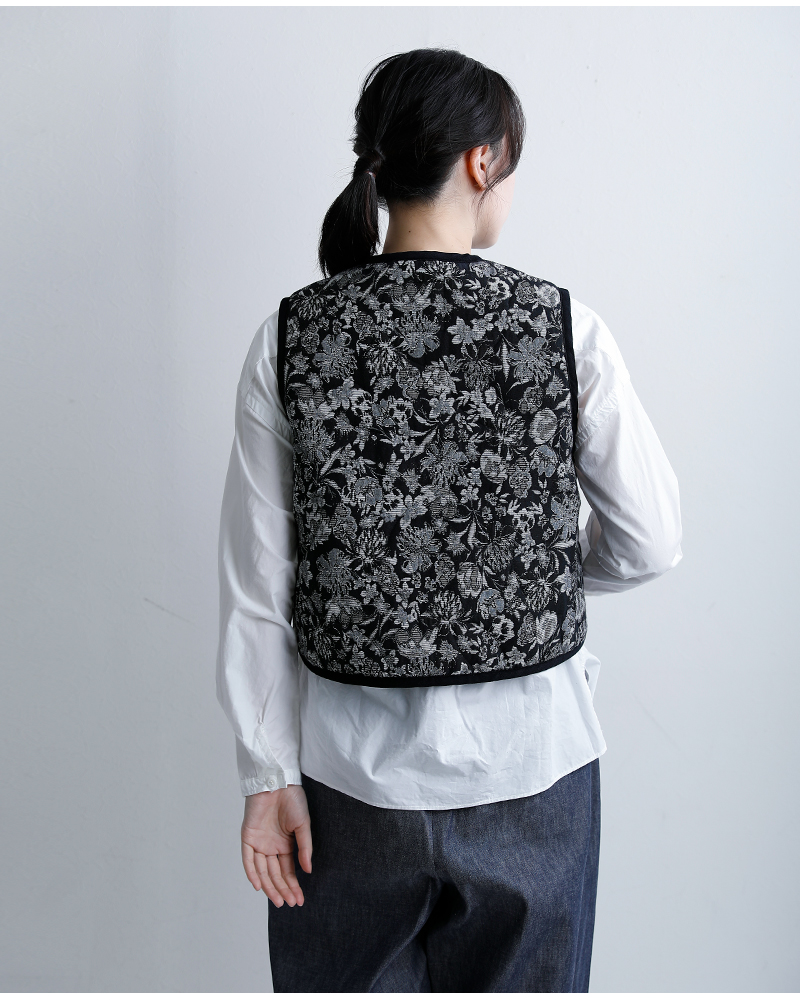 LAVENHAM(ラベンハム)ジャカード クロップド ソーンハム ジャケット BLACK EDITION JACQUARD CROPPED THORNHAM WOMENS lv13144