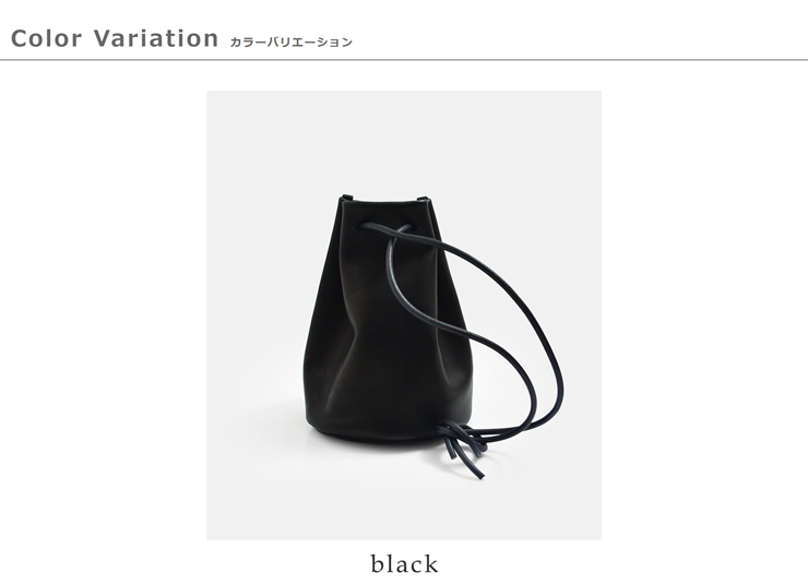 mormyrusレザー 巾着 ハンドバッグ m077