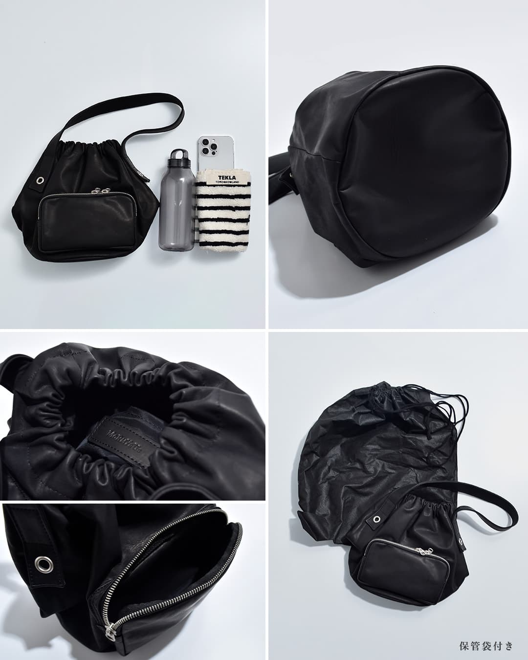mormyrusレザー ジップポケット ショルダー バッグ m170