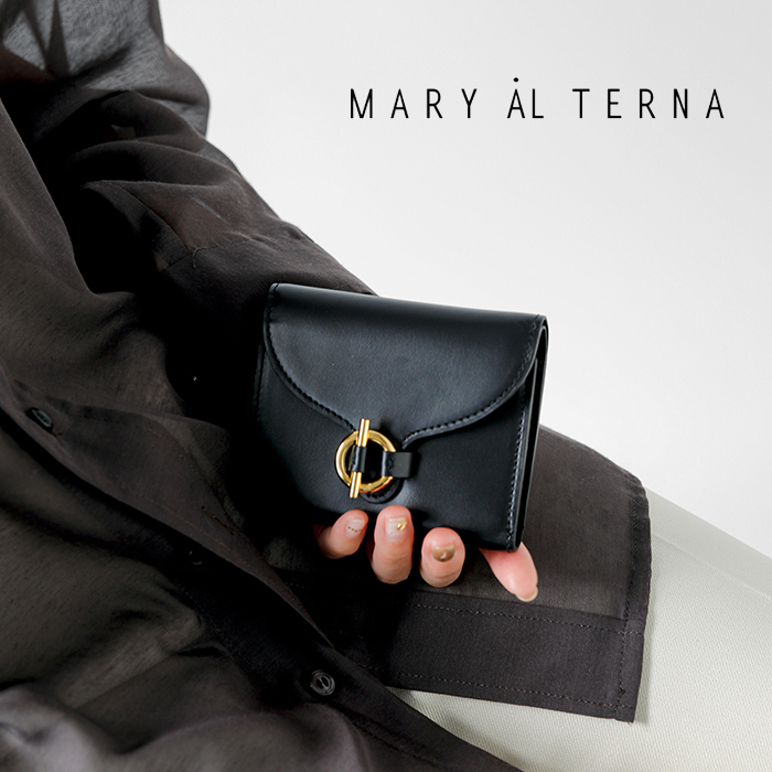 MARY AL TERNA(メアリオルターナ)カウレザー ウォレット “CLASP” ma6101wl-06