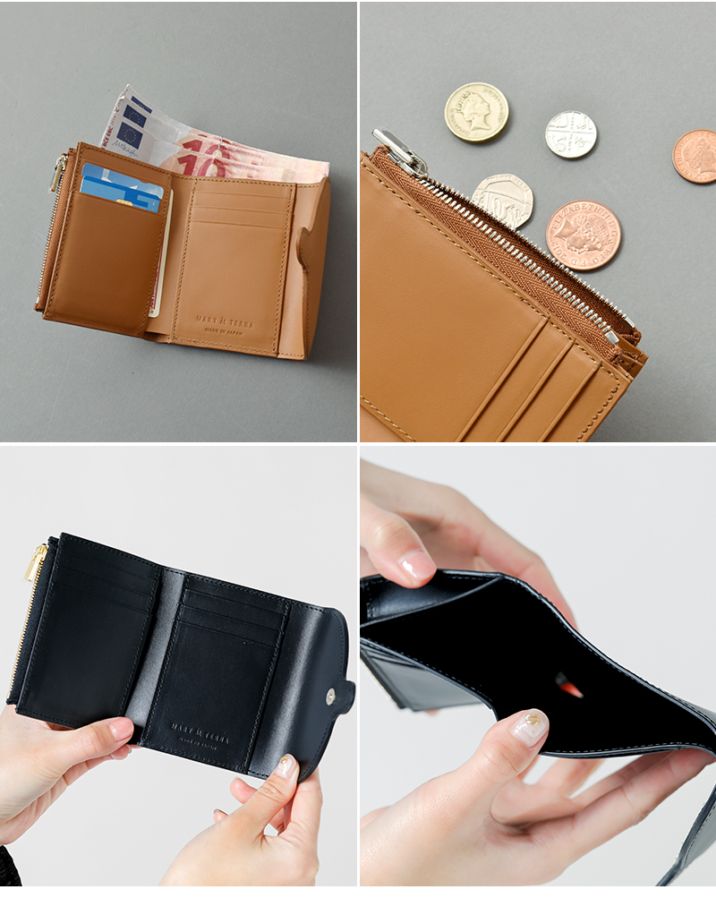 MARY AL TERNA(メアリオルターナ)カウレザー ウォレット “CLASP” ma6101wl-06