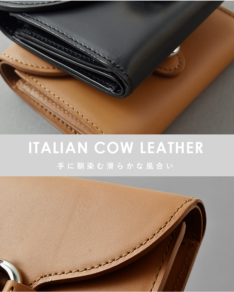 MARY AL TERNA(メアリオルターナ)カウレザー ウォレット “CLASP” ma6101wl-06