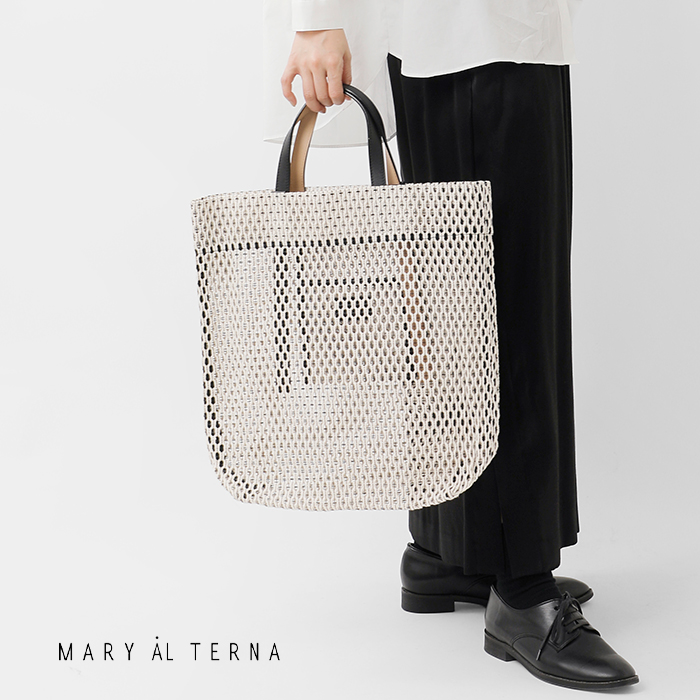 MARY AL TERNA(メアリオルターナ)コットンメッシュトートバッグLGAPma6124bg-18