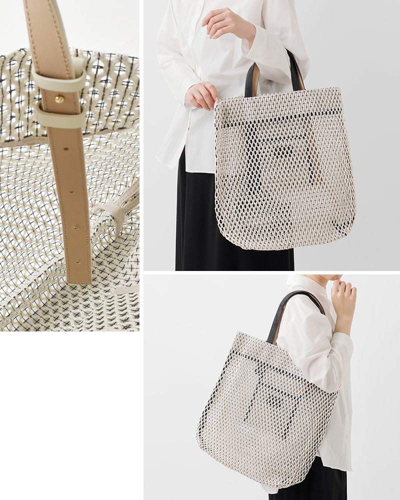 MARY AL TERNA(メアリオルターナ)コットンメッシュトートバッグLGAPma6124bg-18