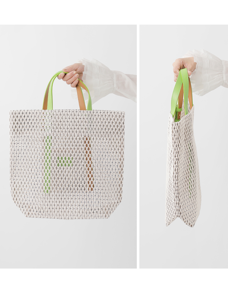 MARY AL TERNA(メアリオルターナ)コットンメッシュトートバッグMGAPma6124bg-19