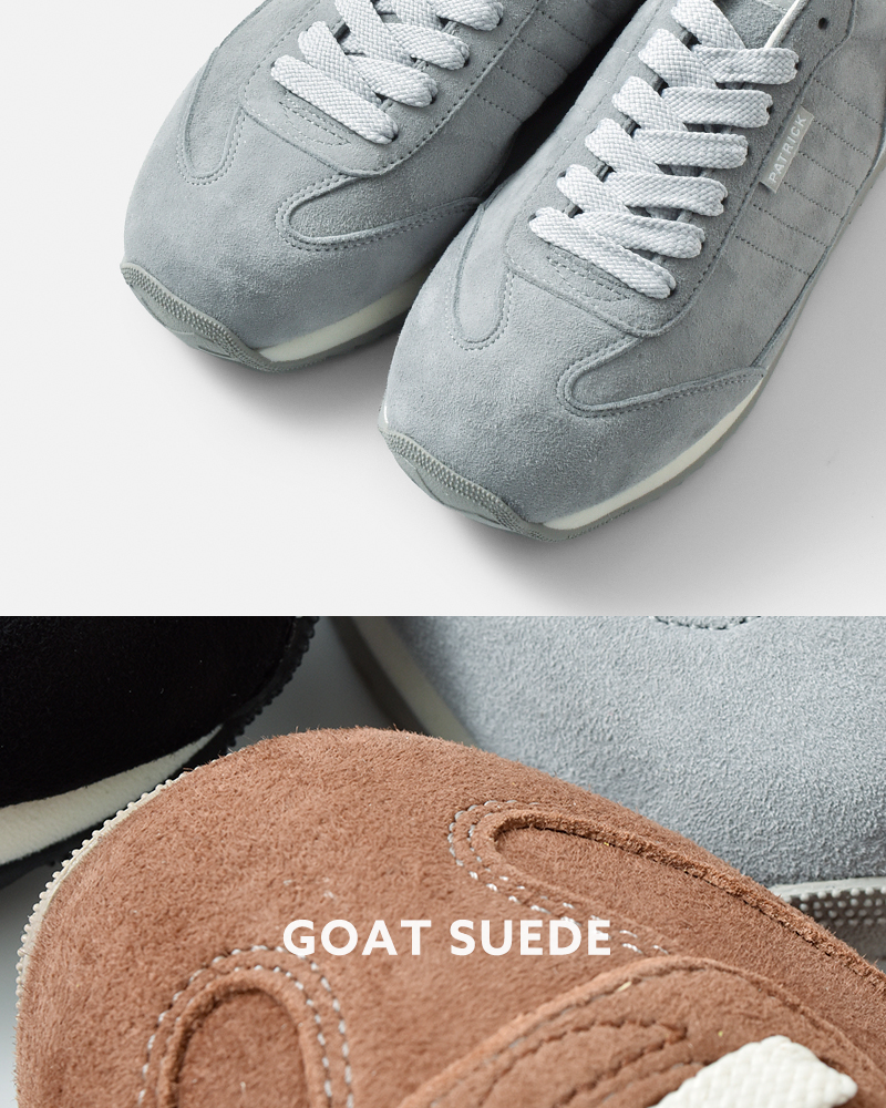 PATRICK(パトリック)マラソンゴートスエードローカットスニーカー“MARATHON-GS”marathon-gs