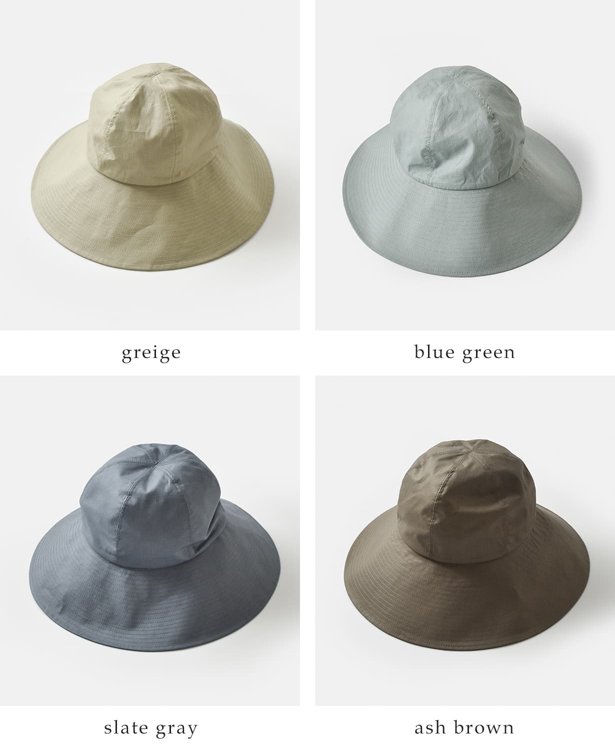 mature ha.オーガニックコットン リップストップ ガーデン ハット “ripstop garden hat” mas26-13