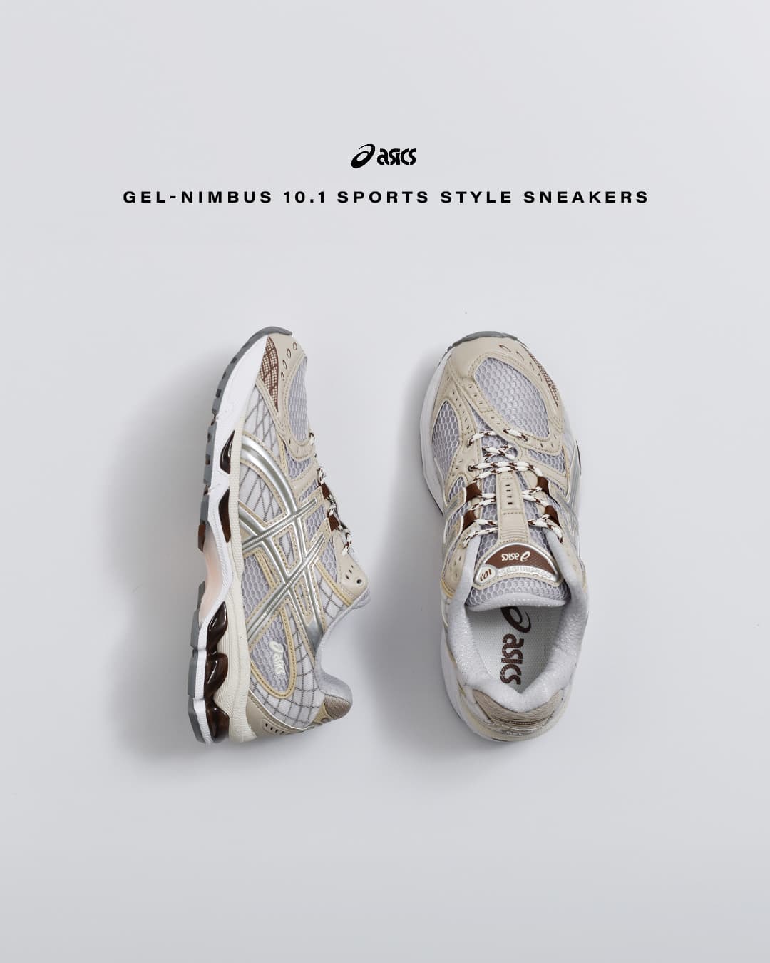 ASICSゲルニンバス スポーツスタイル スニーカー GEL-NIMBUS 10.1 gel-nimbus10-1-same1