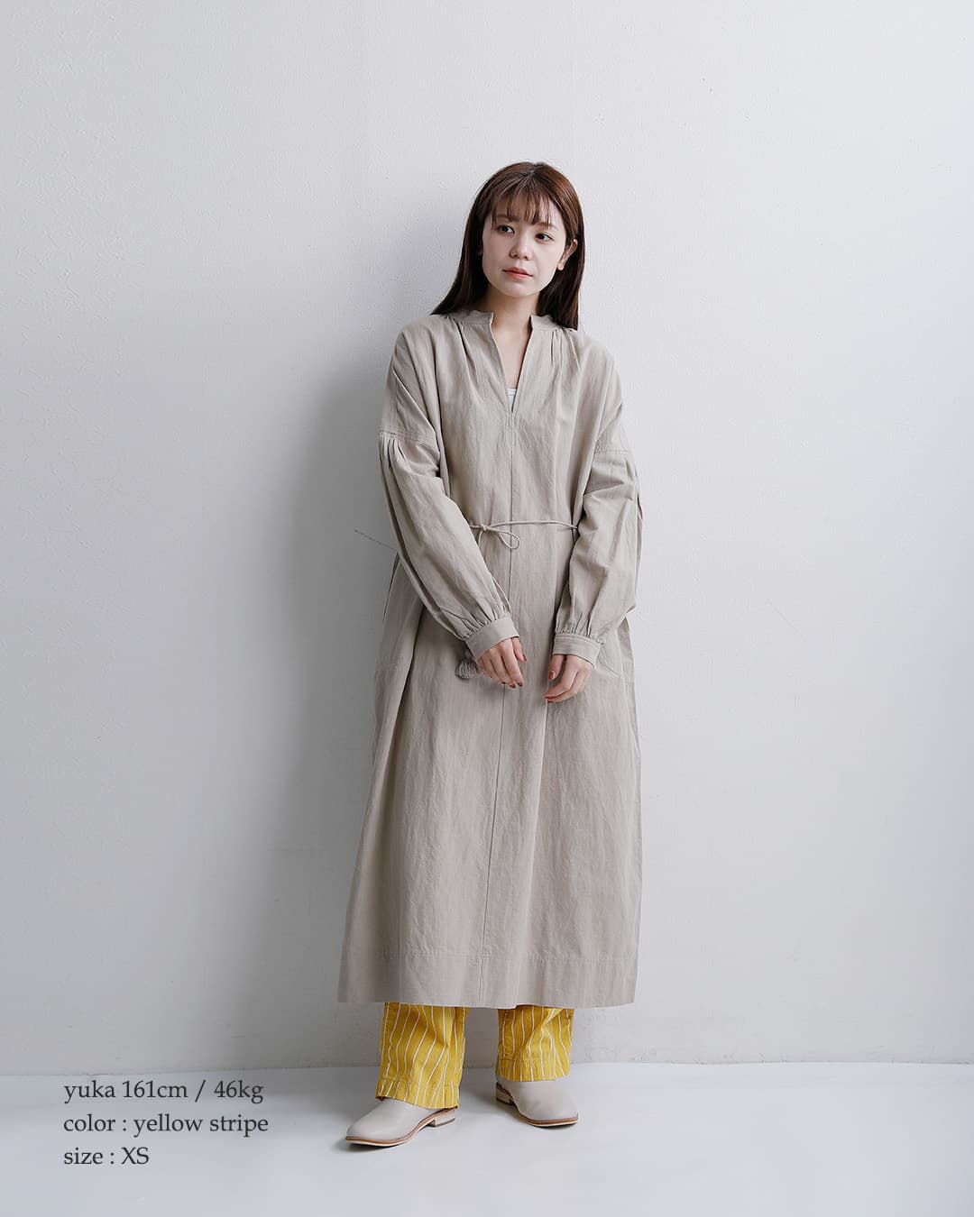 MASTER&Co.コットンストライプ ドローストリングパンツ mc1672