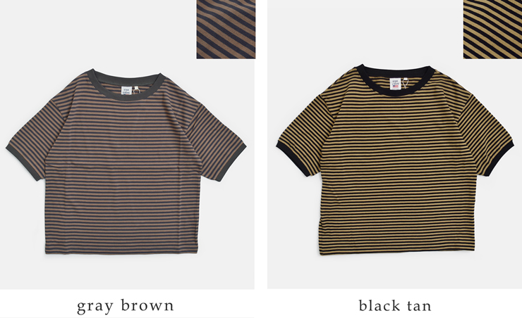 STAR AND STRIPE(スターアンドストライプ)ボーダー リンガー Tシャツ md-028