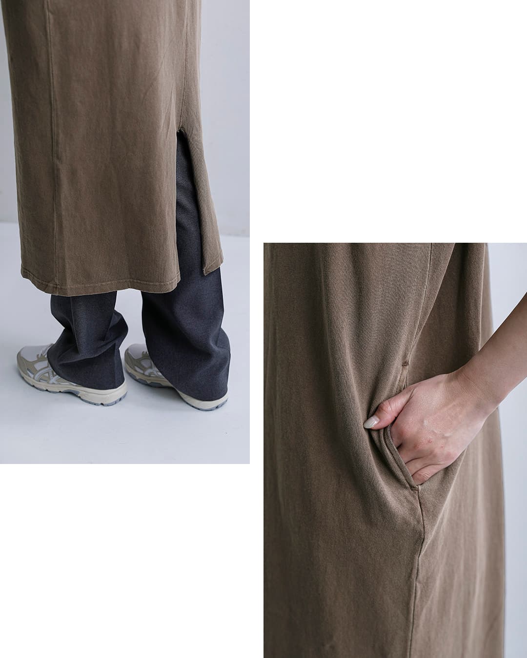 starandstripeコットン フレンチスリーブ ワンピース md-031