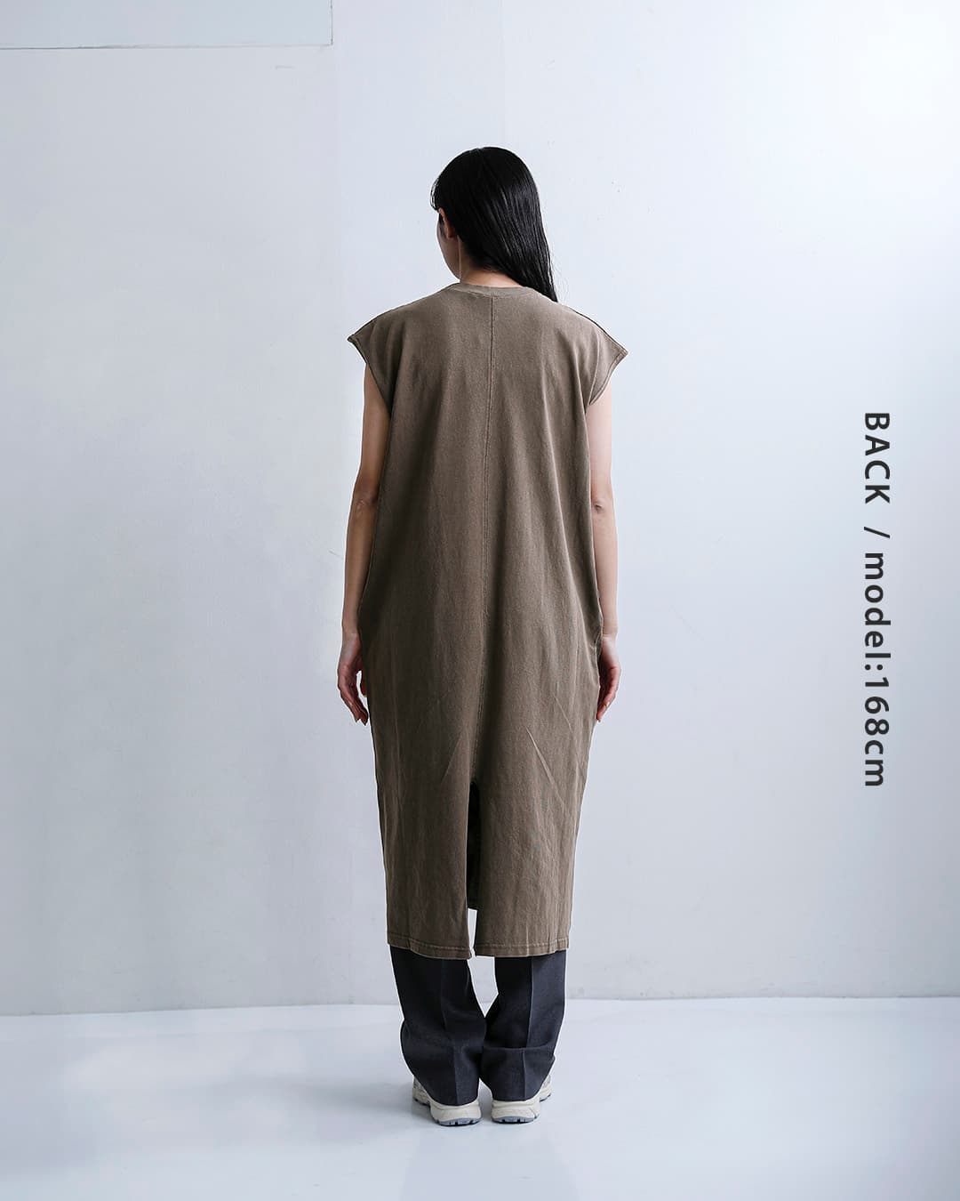 starandstripeコットン フレンチスリーブ ワンピース md-031