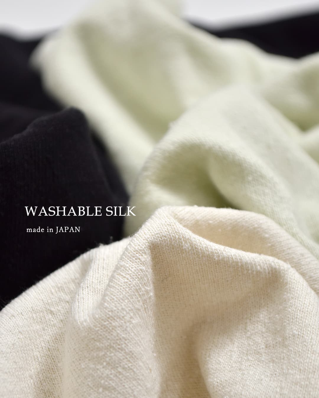 me.ウォッシャブル シルク ベーシック Tシャツ me-25411