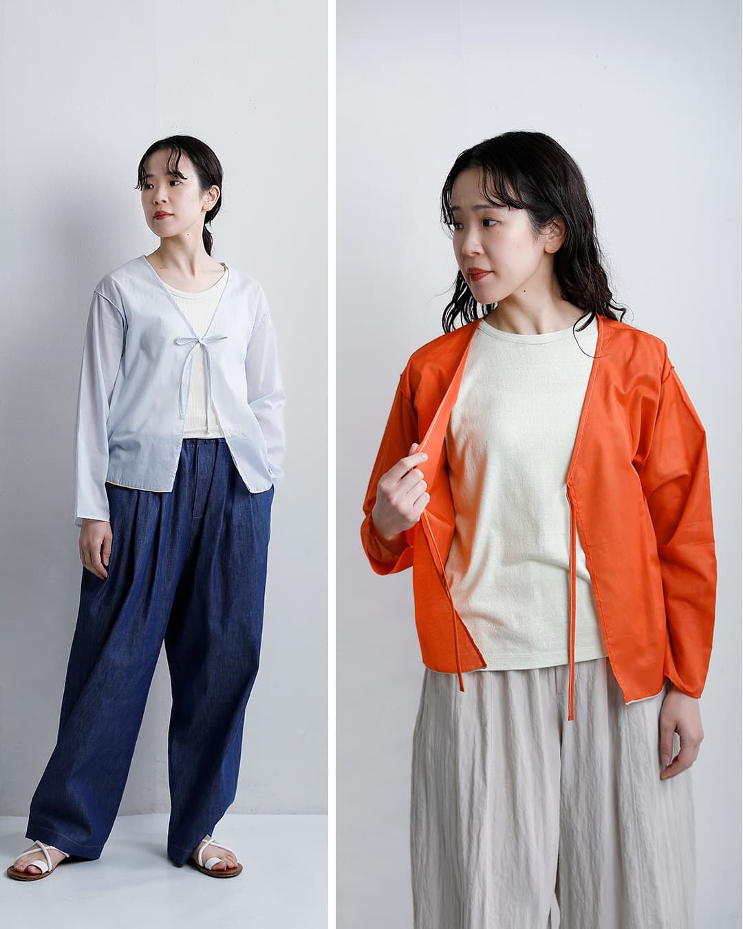 me.ヴェールコットン シアー カーディガン me-26106