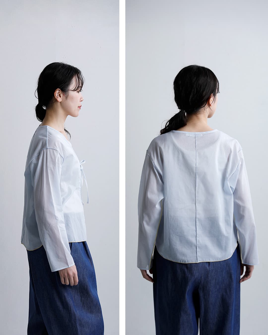 me.ヴェールコットン シアー カーディガン me-26106