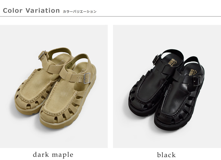 clarks(クラークス)レザー グルカサンダル meare-buckle