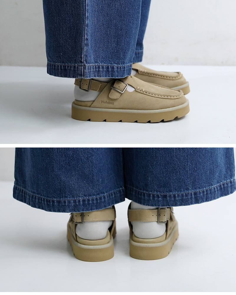 clarks(クラークス)スエード バックベルト サンダル meare-easy