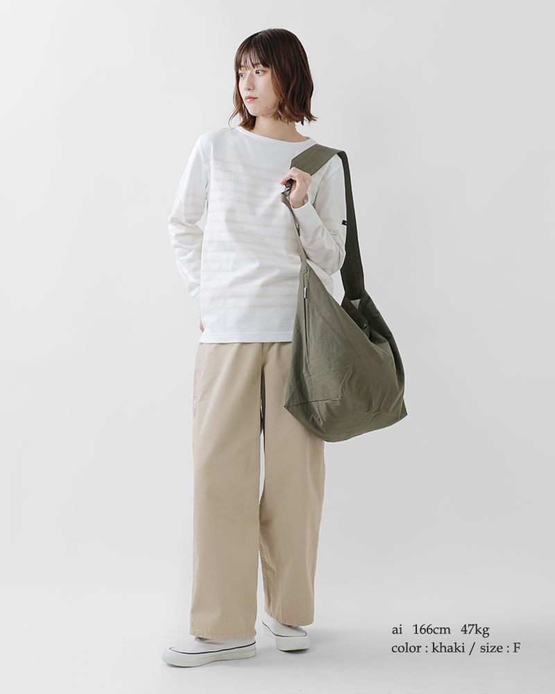 kha:ki(カーキ)撥水リップストップショルダーバッグ“SHOULDERSACK2.0”mil24hbg3036