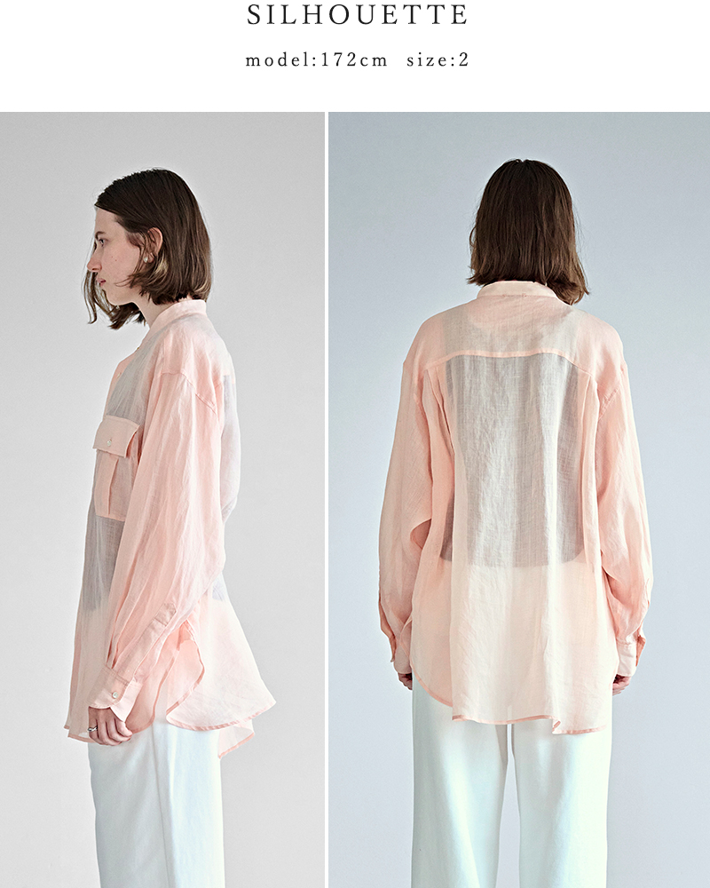 kha:ki(カーキ)シアーラミーポプリンミドルオーバーシャツ“R.A.F.MIDDLESHIRTS”mil26hbl3155