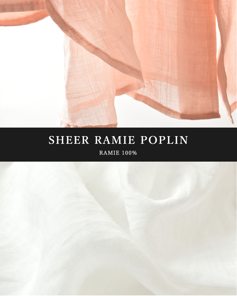 kha:ki(カーキ)シアーラミーポプリンミドルオーバーシャツ“R.A.F.MIDDLESHIRTS”mil26hbl3155