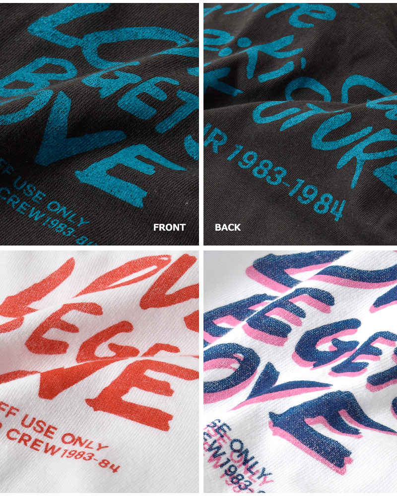 kha:ki(カーキ)コットンジャージー7分袖グラフィックプリントTシャツ“7thTEE”mil26hcs3487-8