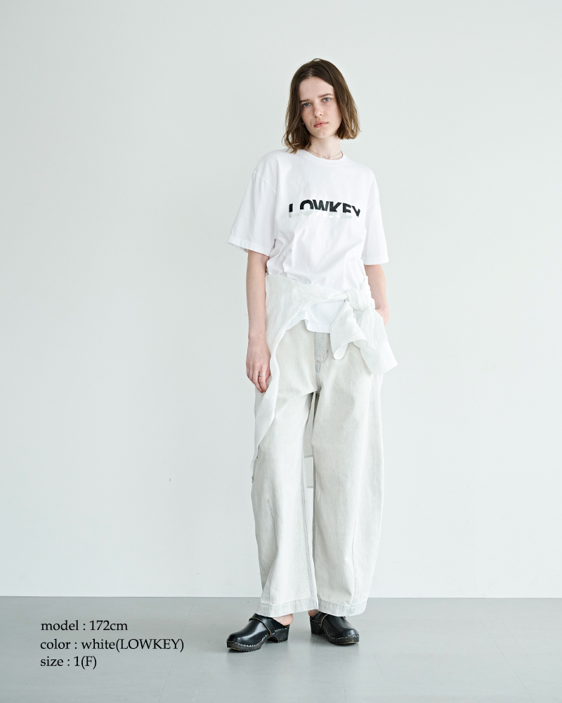 kha:ki(カーキ)コットンジャージーボックスシルエットTシャツ“BOXTEE”mil26hcs3489-90