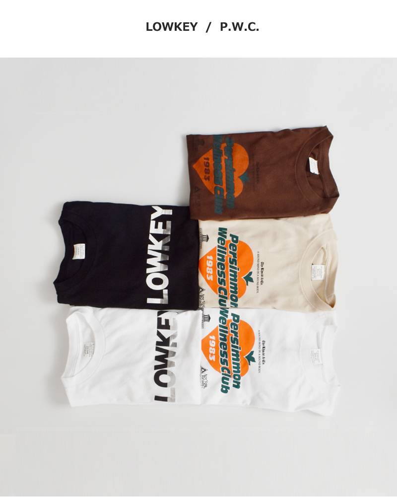 kha:ki(カーキ)コットンジャージーボックスシルエットTシャツ“BOXTEE”mil26hcs3489-90