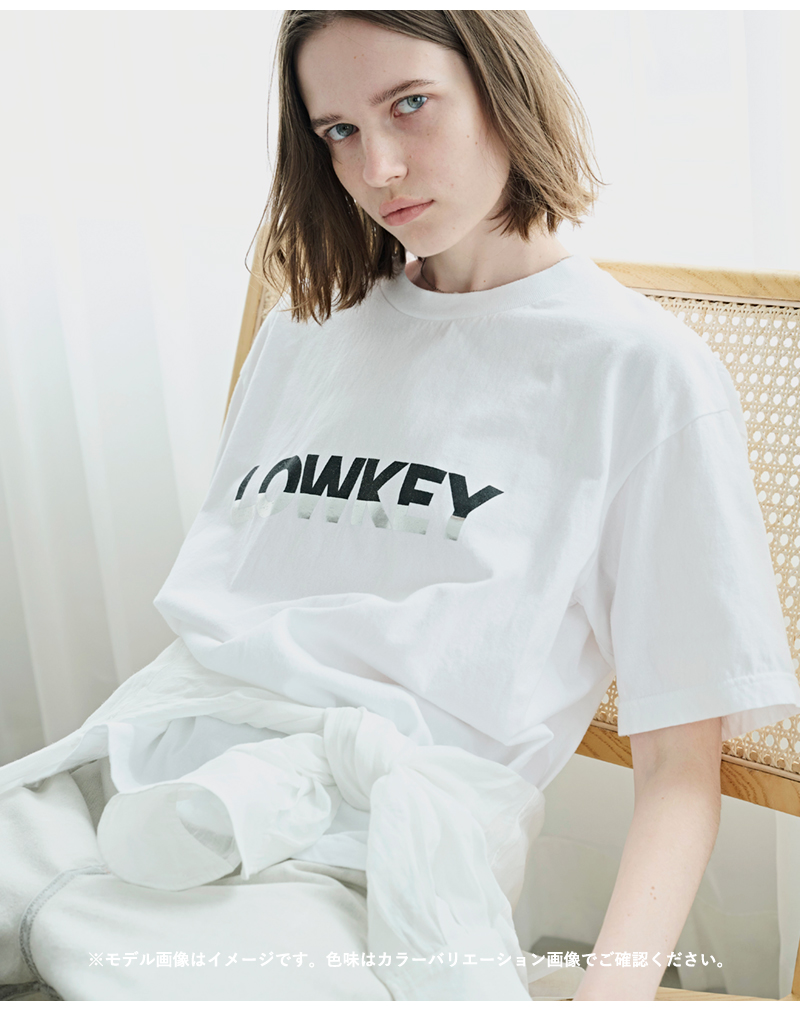 kha:ki(カーキ)コットンジャージーボックスシルエットTシャツ“BOXTEE”mil26hcs3489-90