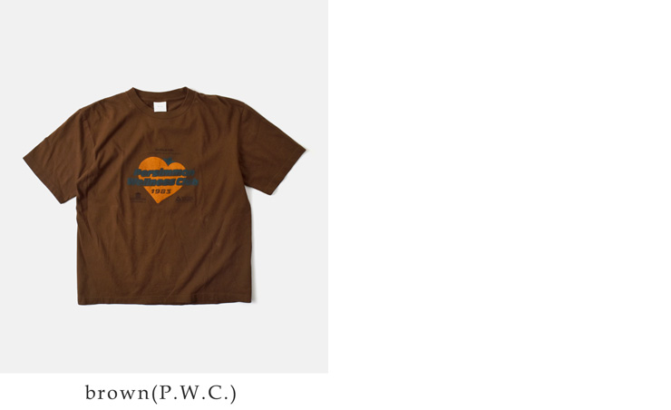 kha:ki(カーキ)コットンジャージーボックスシルエットTシャツ“BOXTEE”mil26hcs3489-90