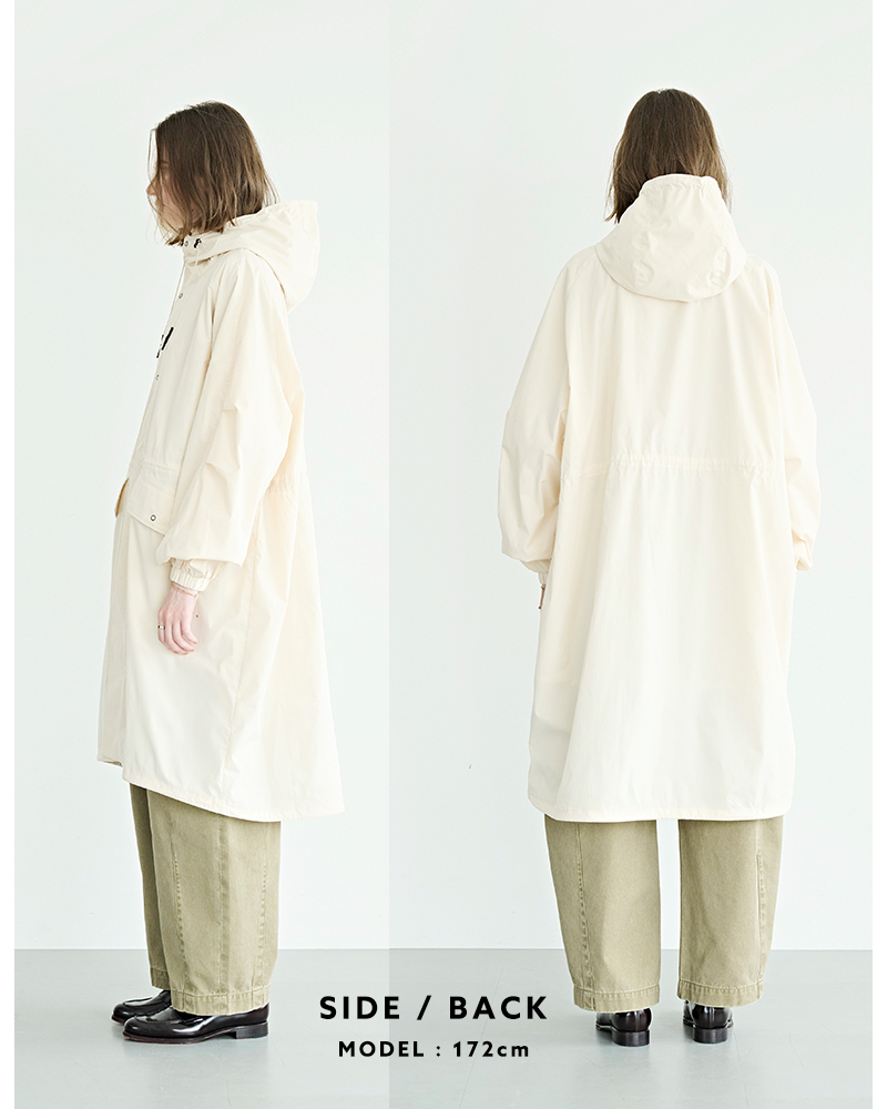 kha:ki(カーキ)ライトリップストップフーデッドコート“LIGHTRIPHOODEDCOAT”mil26hjk3246