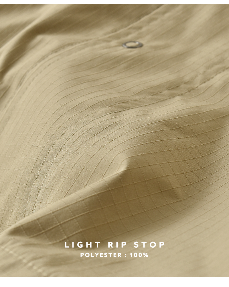 kha:ki(カーキ)ライトリップストップフーデッドコート“LIGHTRIPHOODEDCOAT”mil26hjk3246
