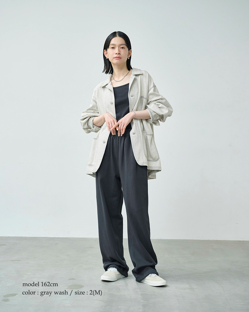 kha:ki(カーキ)8ozライトルーズデニムカバーオール“LOOSECOEVERALL”mil26hjk3248