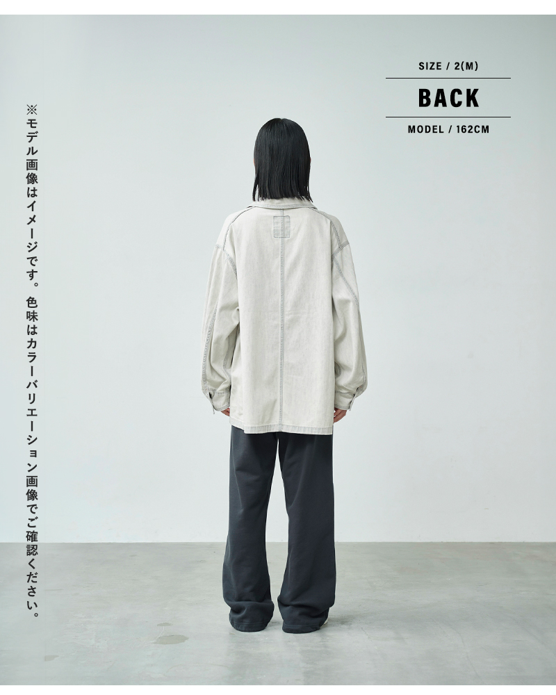 kha:ki(カーキ)8ozライトルーズデニムカバーオール“LOOSECOEVERALL”mil26hjk3248